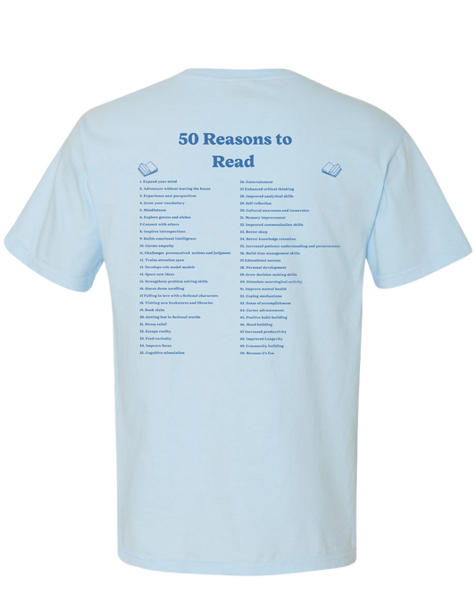 50 Reasons to Read Tee