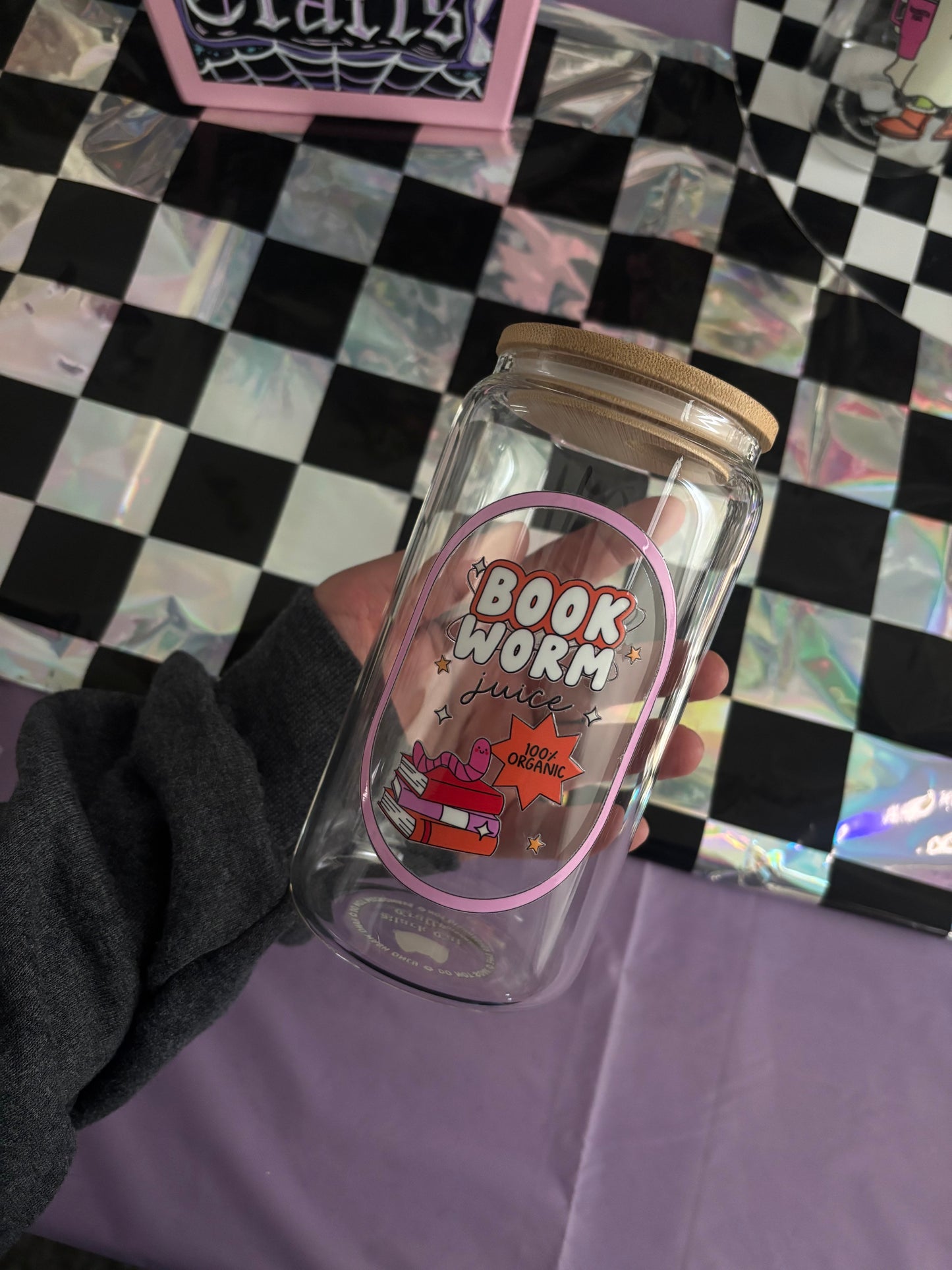 Book Worm Juice Cup