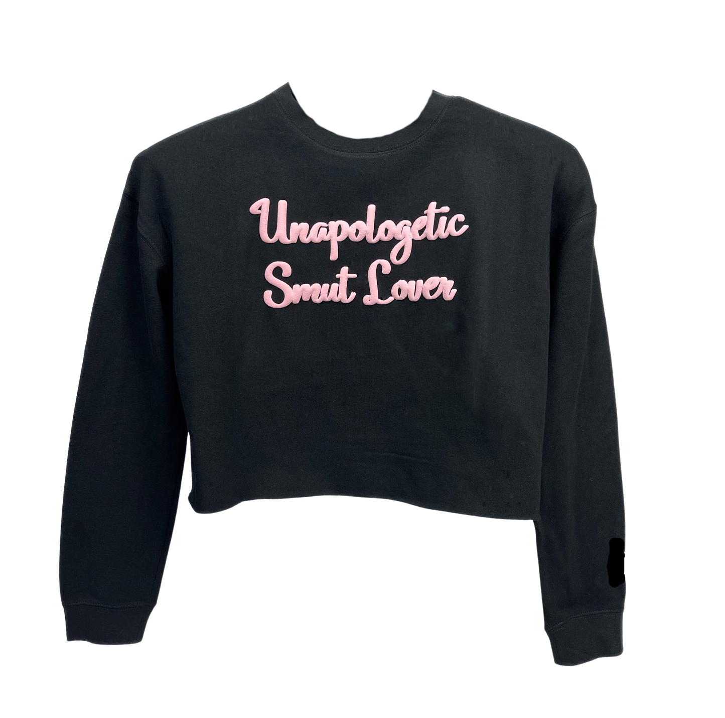 Unapologetic Smut Lover Crop Sweatshirt