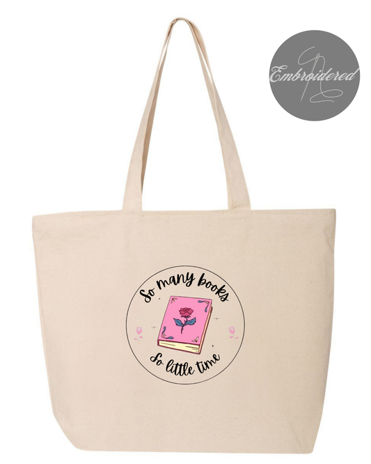 So Many Books Tote