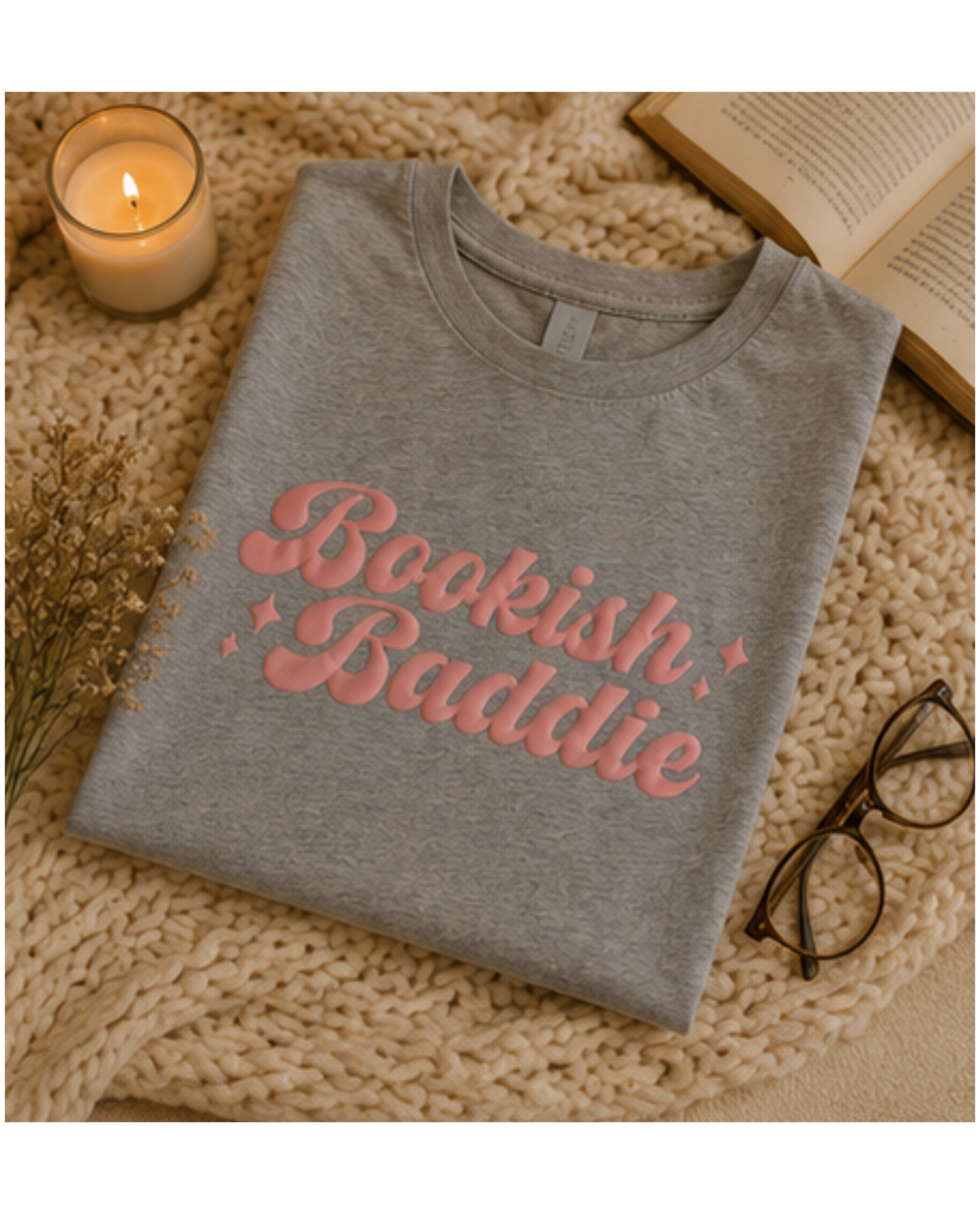 Bookish Baddie Crop Tee
