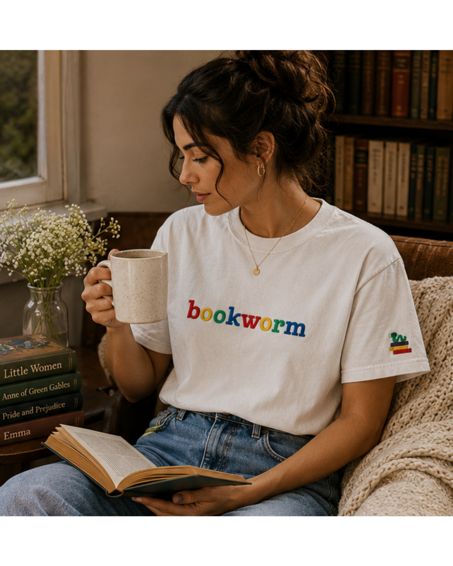 Bookworm Tee