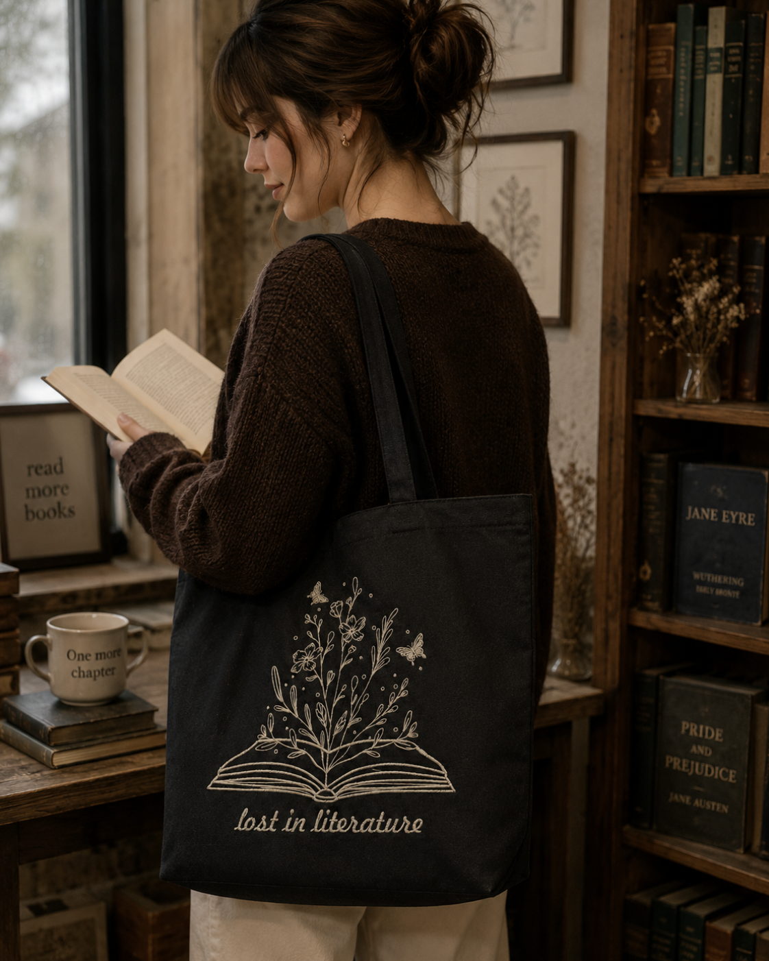 Lost in Literature Tote