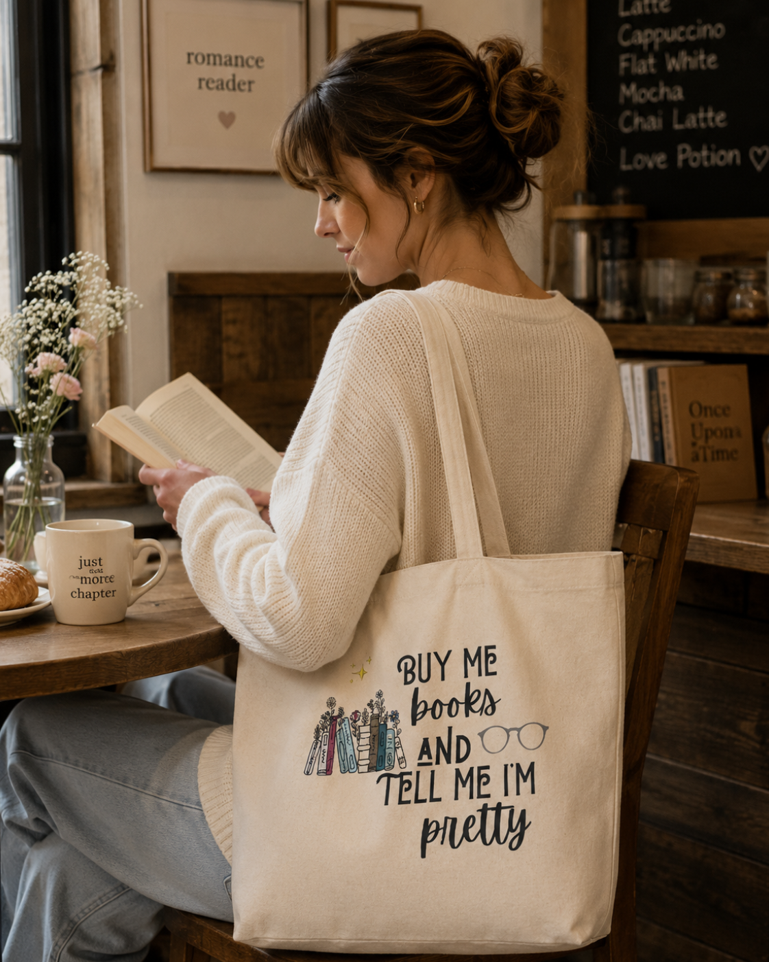 Buy Me Books Tote