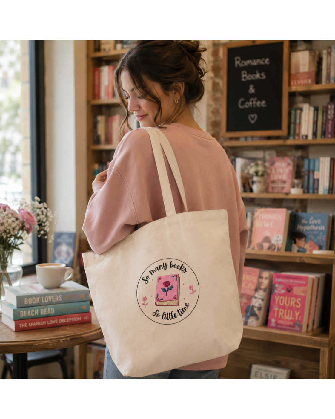 So Many Books Tote