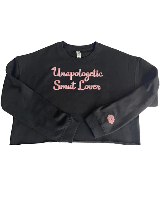 Unapologetic Smut Lover Crop Sweatshirt