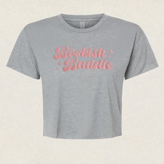 Bookish Baddie Crop Tee